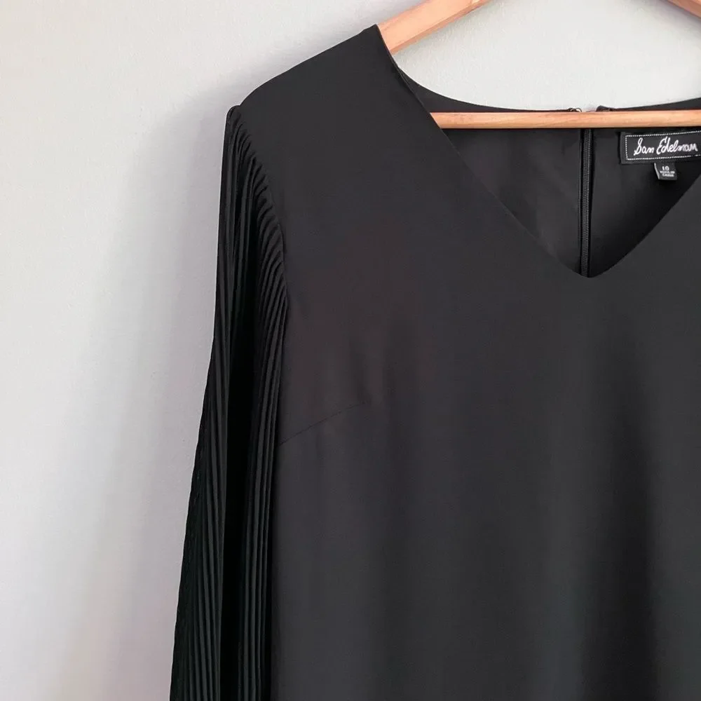 SAM EDELMAN Black Shift Dress Size 10 - Picture 2 of 11